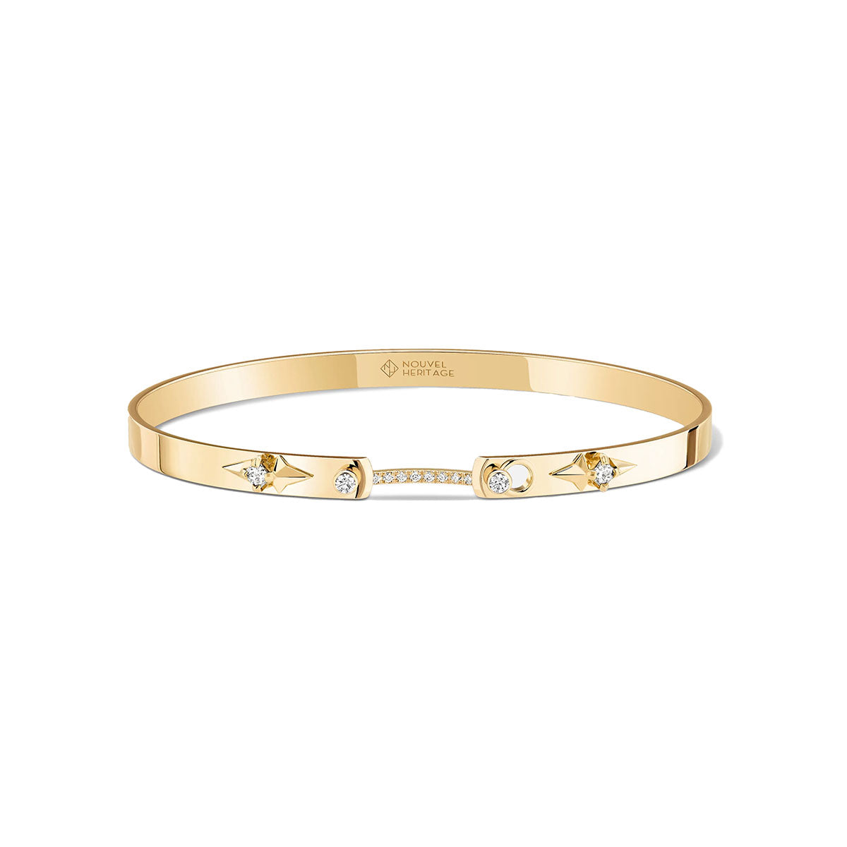 Reverie Bangle in Yellow Gold