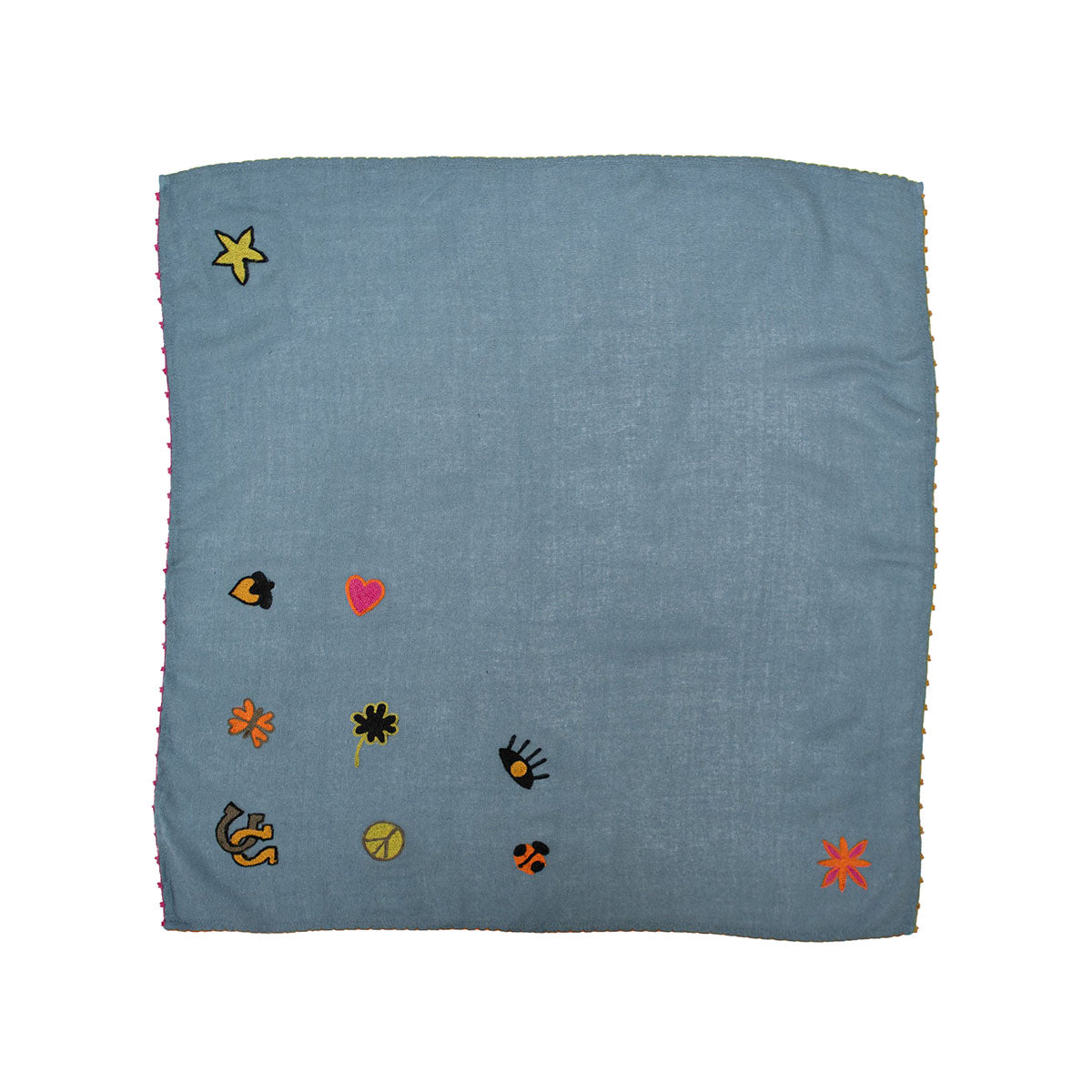 Chainstitch Bandana in Indigo Charms