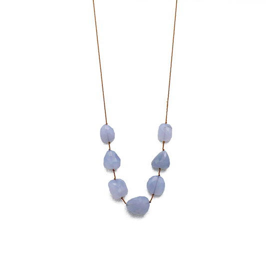 Floating Chalcedony Necklace