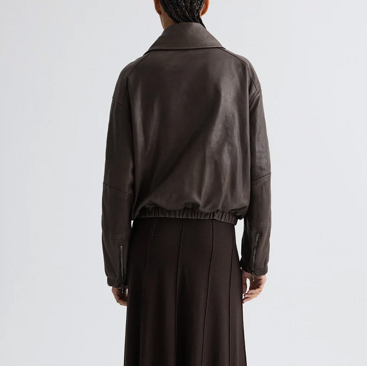 Hunter Leather Jacket in Delicioso