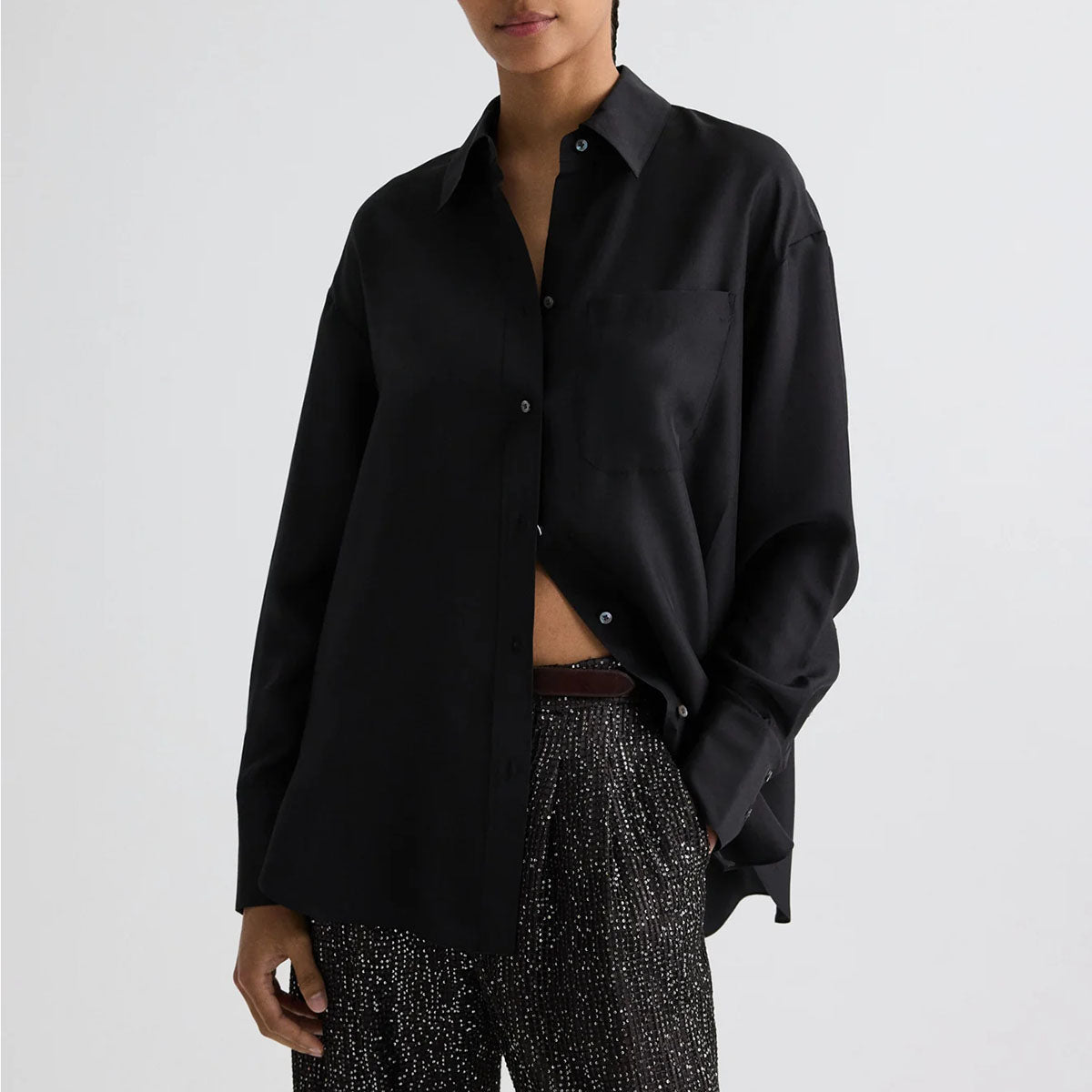 Big Joe Blouse in Black