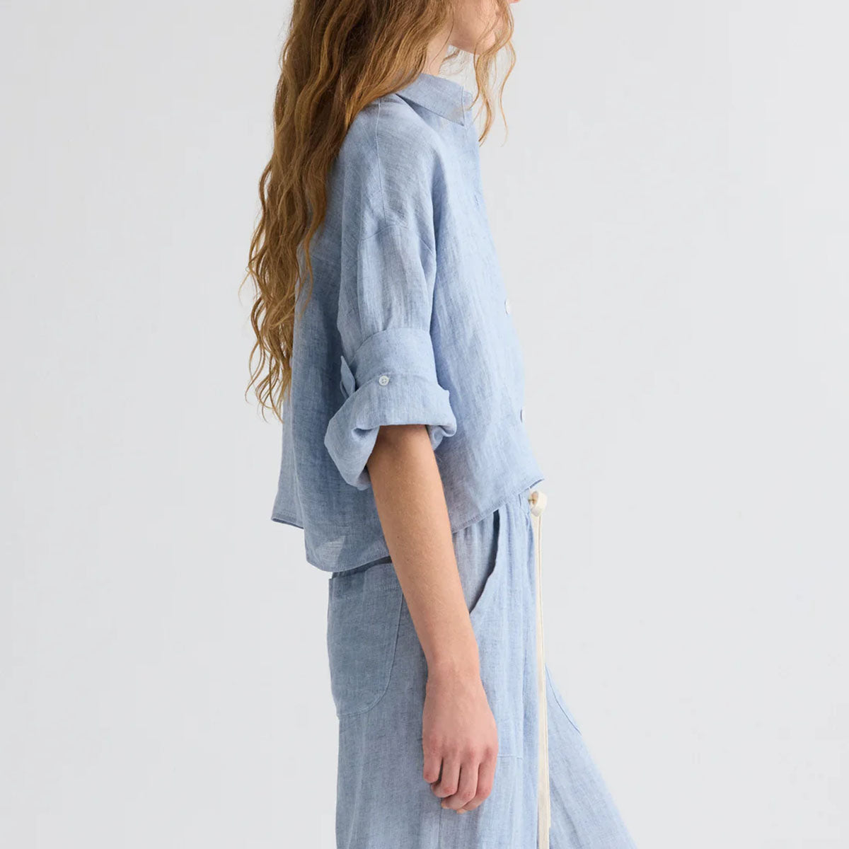 Next Ex Blouse in Light Indigo