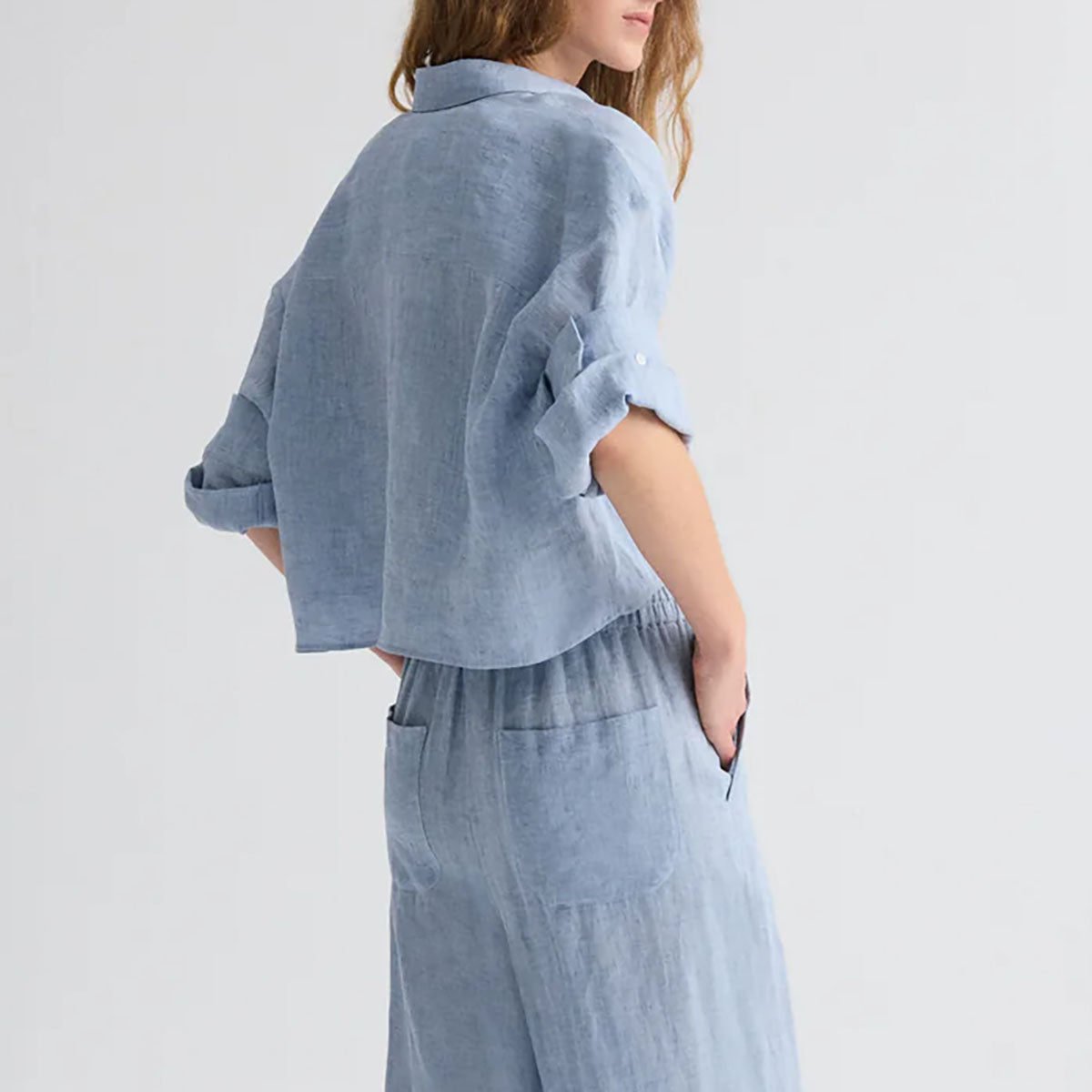 Next Ex Blouse in Light Indigo