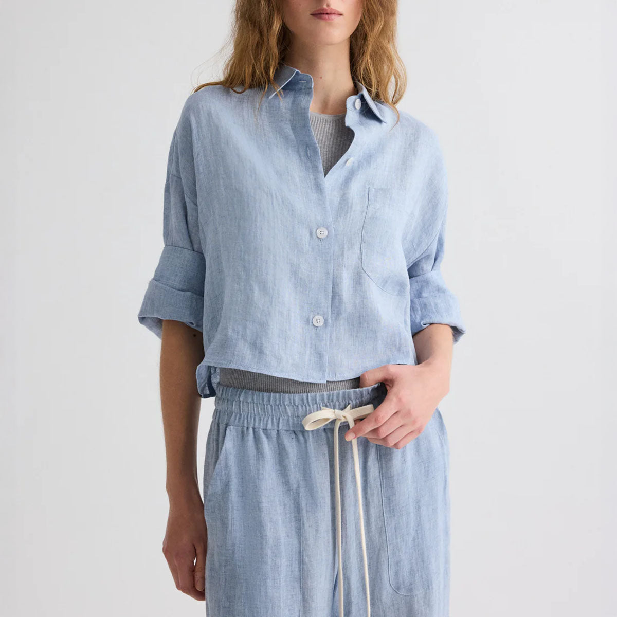 Next Ex Blouse in Light Indigo