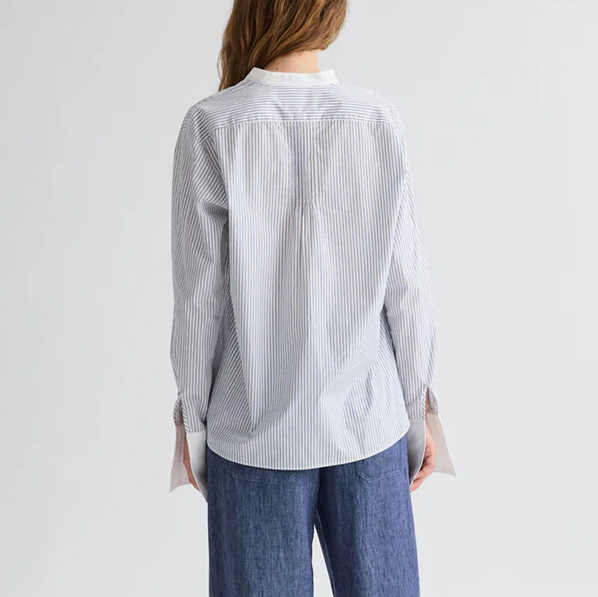 The Night Before Blouse in White and Midnight