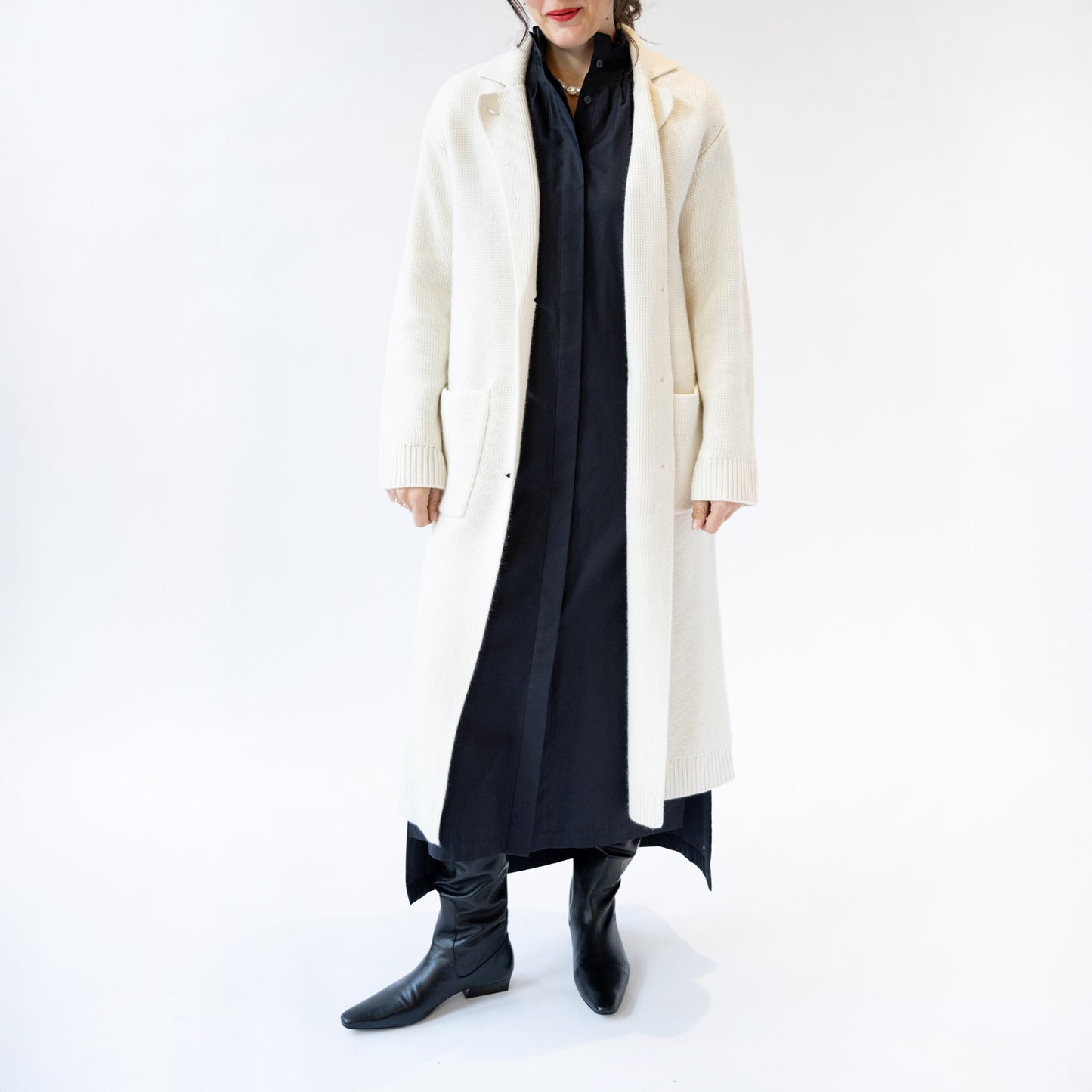 Sunday Morning Cardigan Coat in Ivory