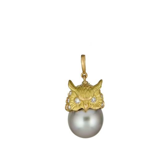 Civetta & Tahitian Pearl Pendant