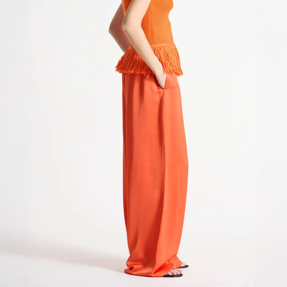 Paige Pull On Pant in Mandarin