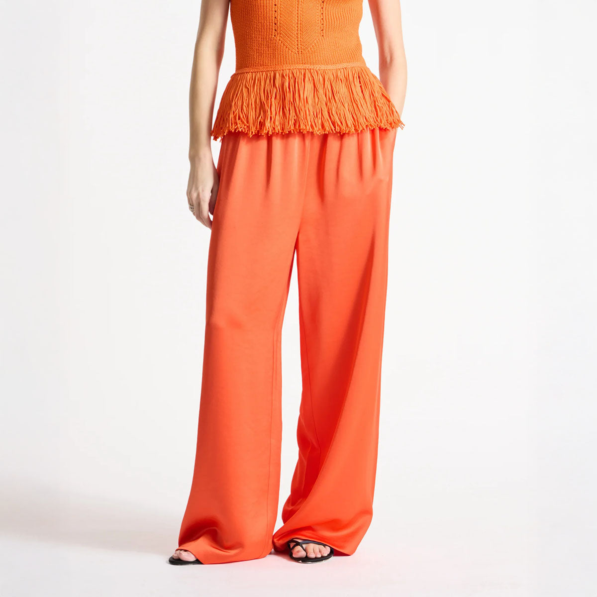 Paige Pull On Pant in Mandarin