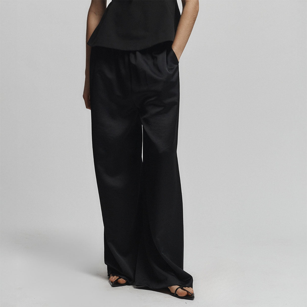 Paige Pull-On Pant in Black