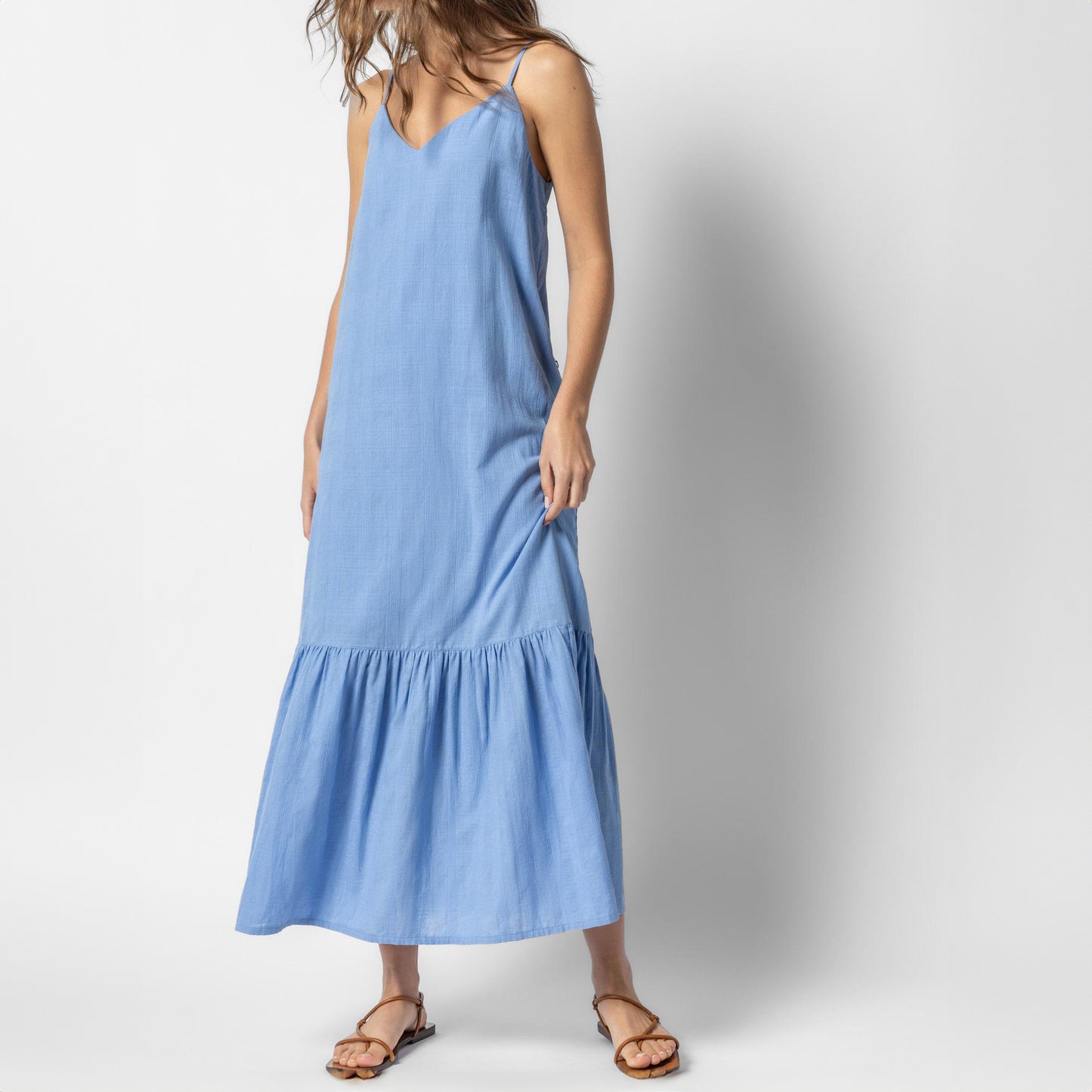 Cami Maxi Dress in Harbor Blue