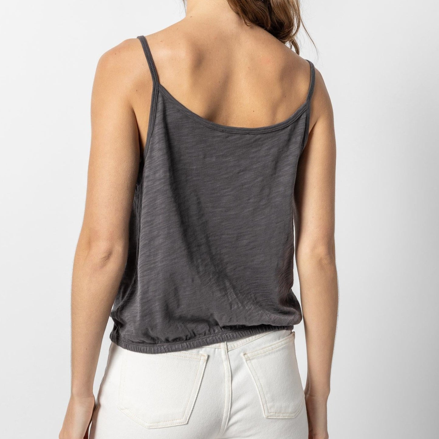 Elastic Hem Camisole in Stingray