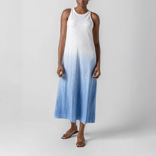 Ombre Tank Dress in Harbor