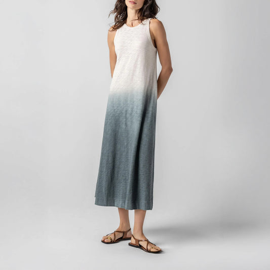 Ombre Tank Dress in Vine