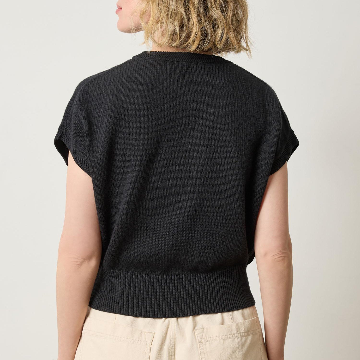 Wedge Sweater in Black