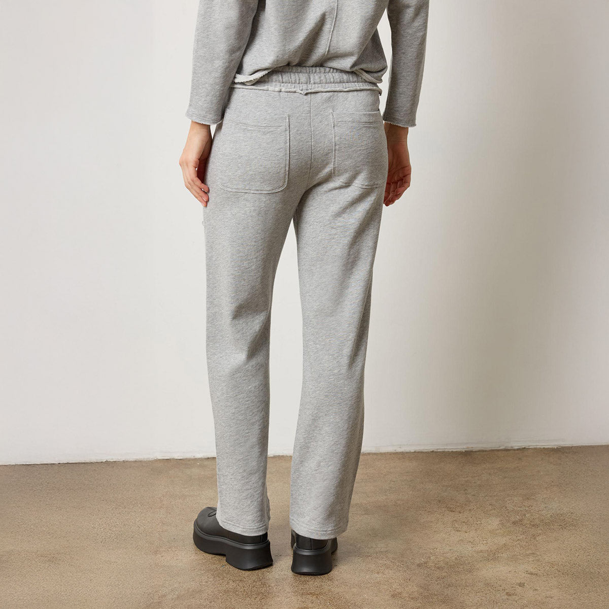 Terry Pant in Heather Grey