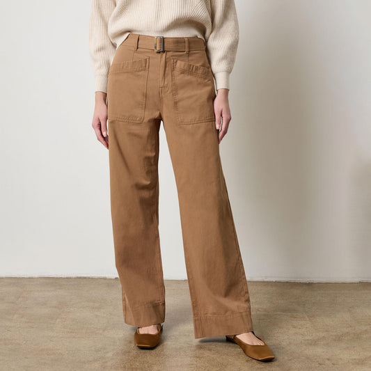 Slant Pocket Twill Pant in Pecan