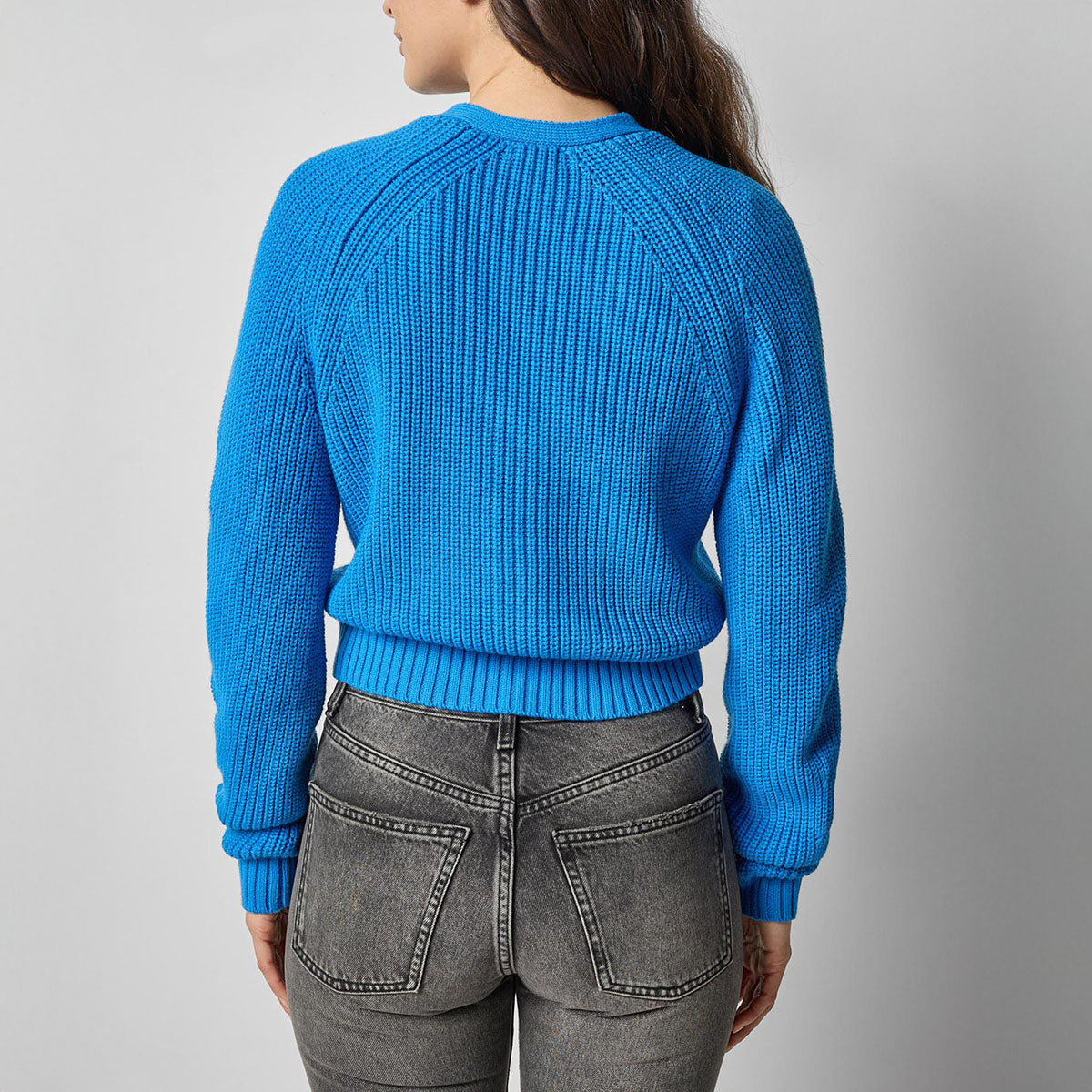 Shrunken Cardigan in Dutch Blue