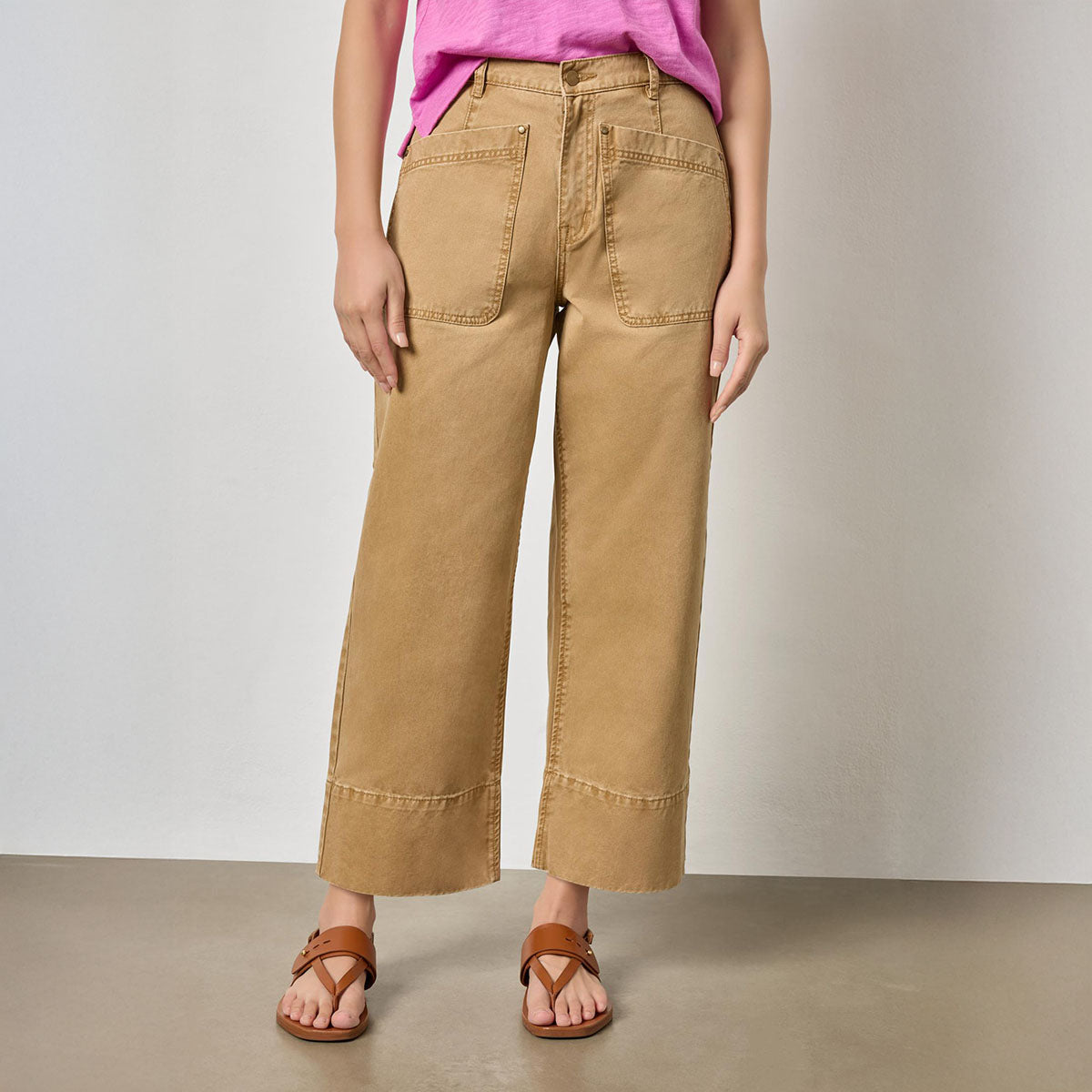 Twill Straight Pant in Buckwheat