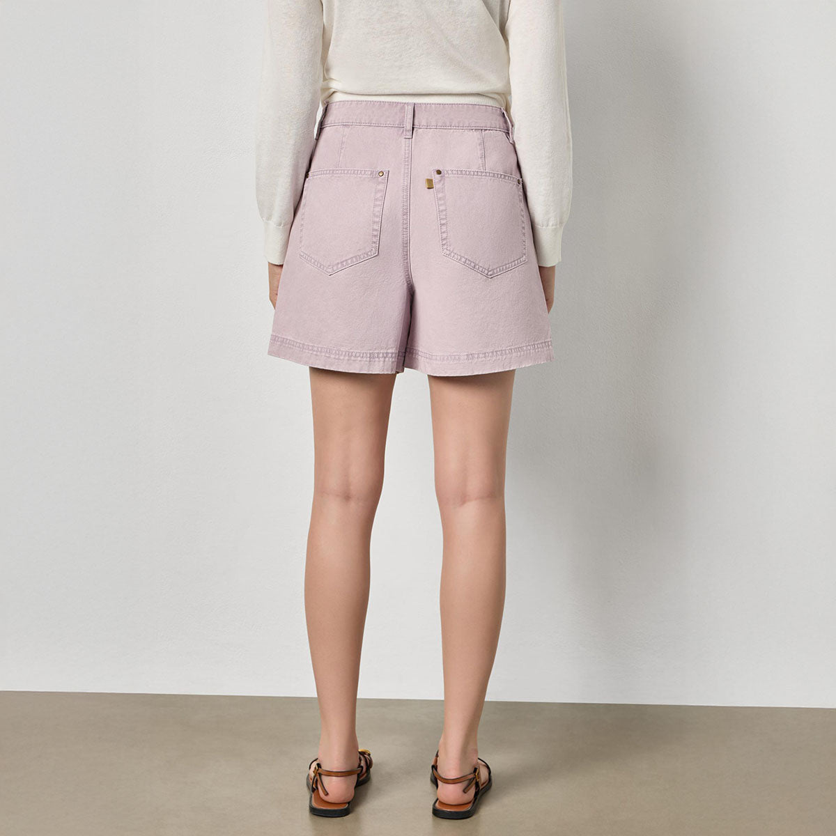 Twill Short in Thistle