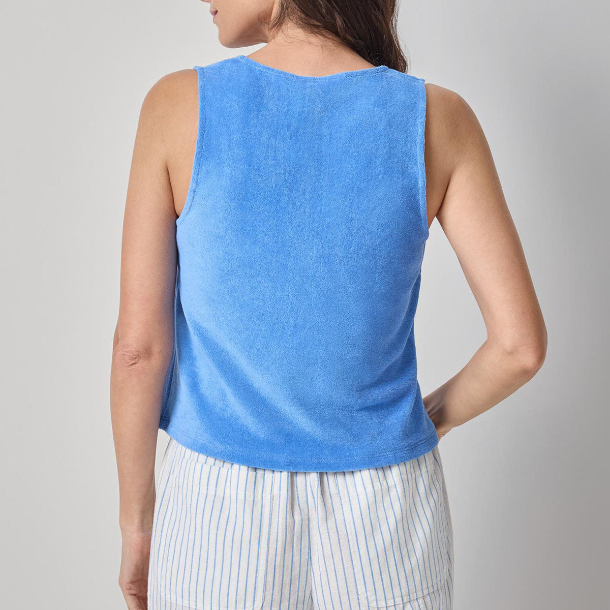 Terry Tank in Ultramarine