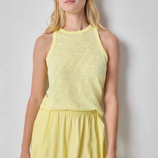 Wide Binding Tank in Buttercup