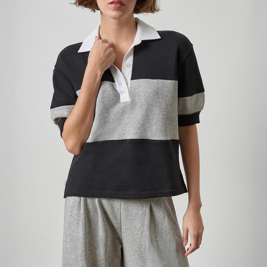 Elbow Sleeve Rugby in Black