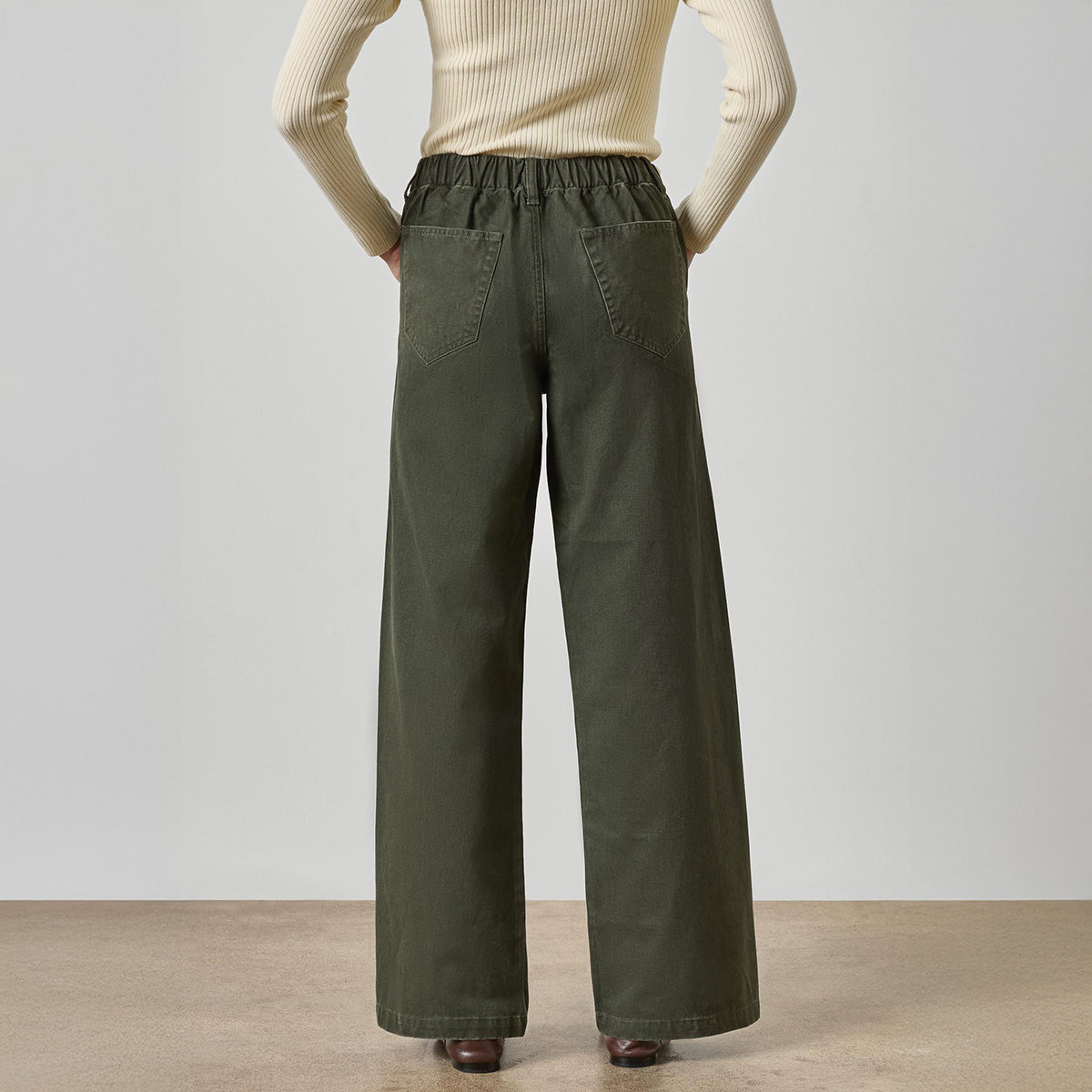 Washed Twill Pant in Juniper