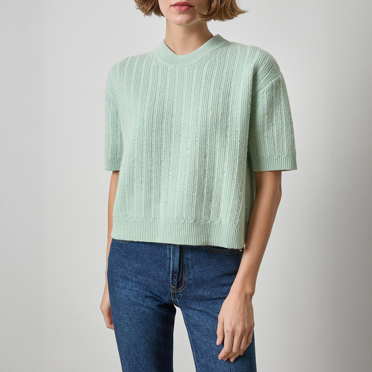 Easy Crew Sweater in Winter Mint