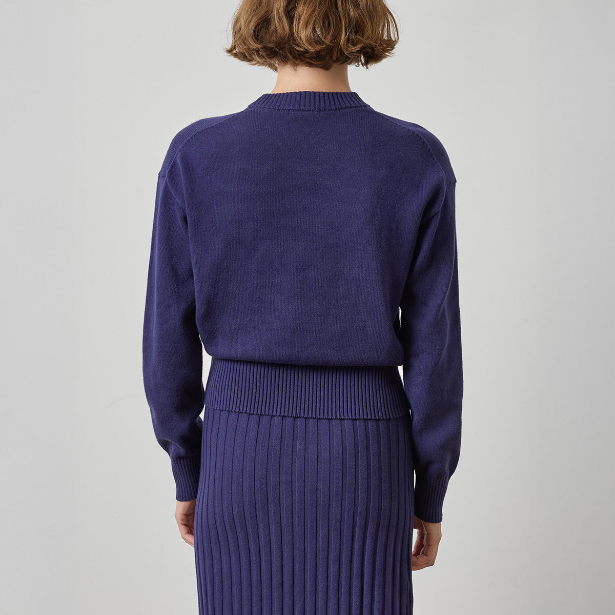 Relaxed Crewneck Sweater in Neptune