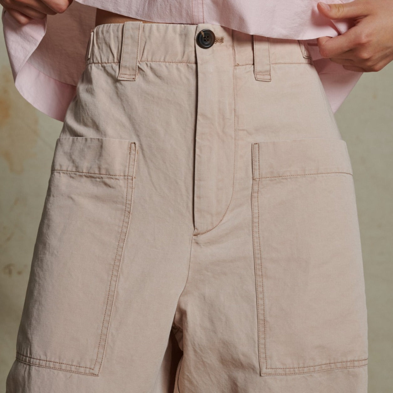 Thabor Trouser in Powder Pink
