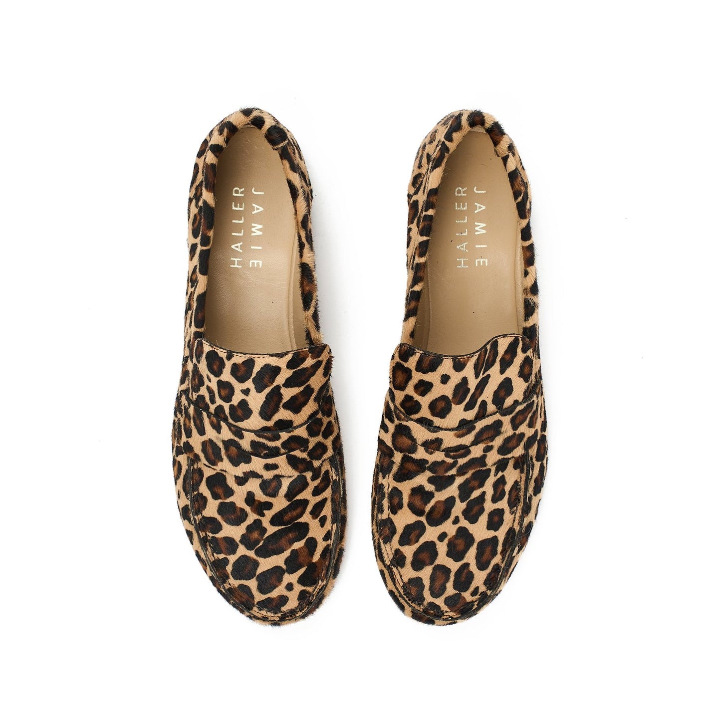 Ponyhair Penny Loafer in Leopard