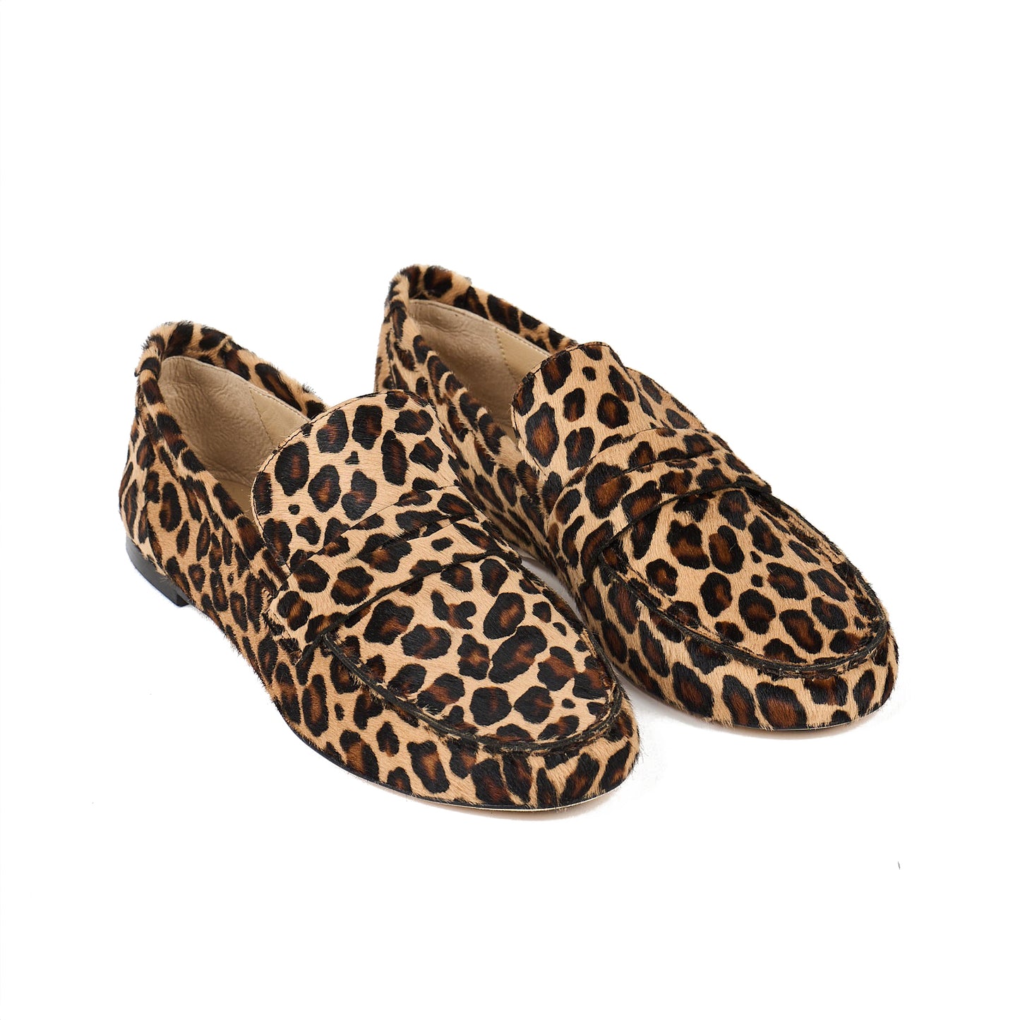 Ponyhair Penny Loafer in Leopard