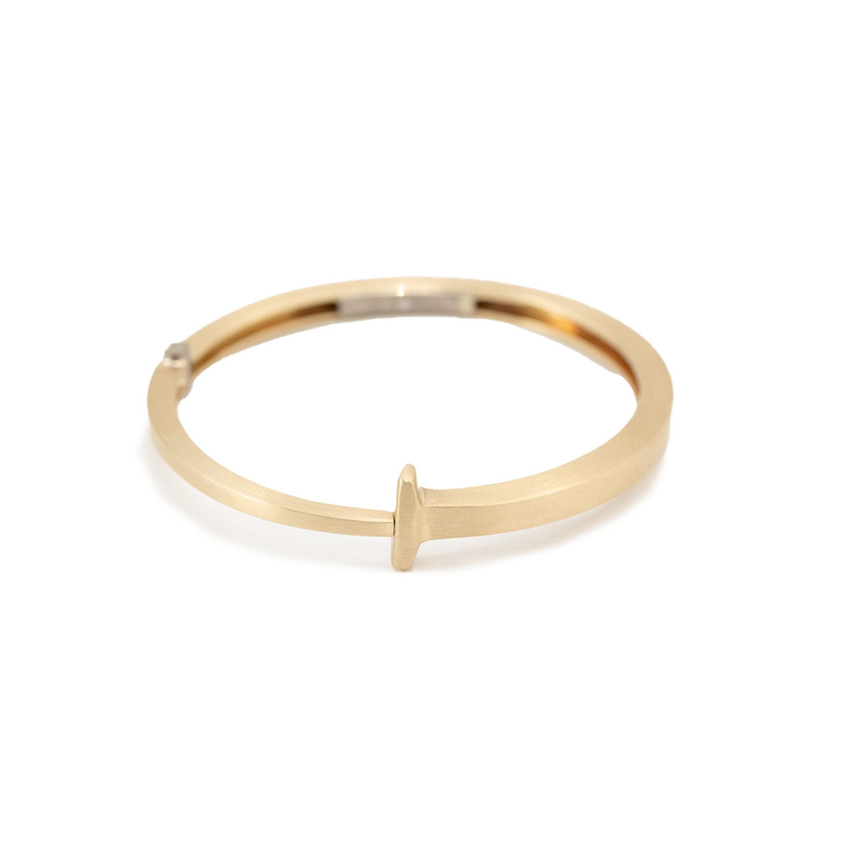 Brushed Gold Bracelet in 10K Yellow Gold