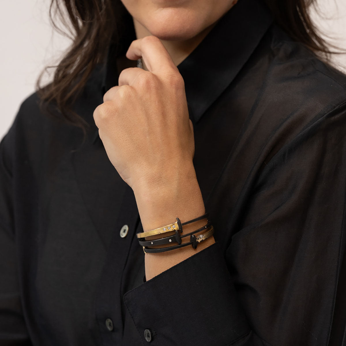 Three Diamond Splash Bracelet