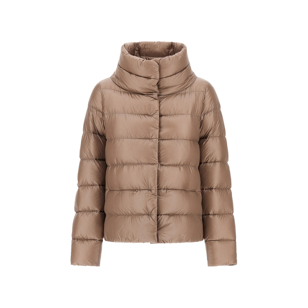 Nylon Jacket in Taupe