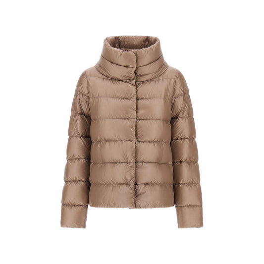 Nylon Jacket in Taupe