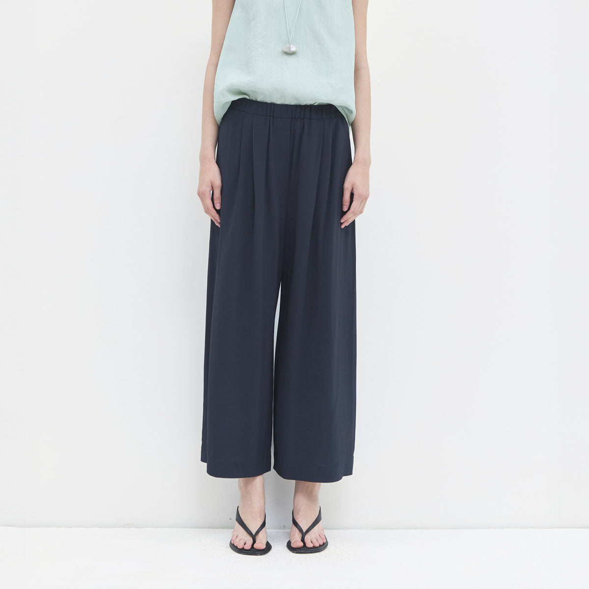 Pima Trouser in Deep Petrol