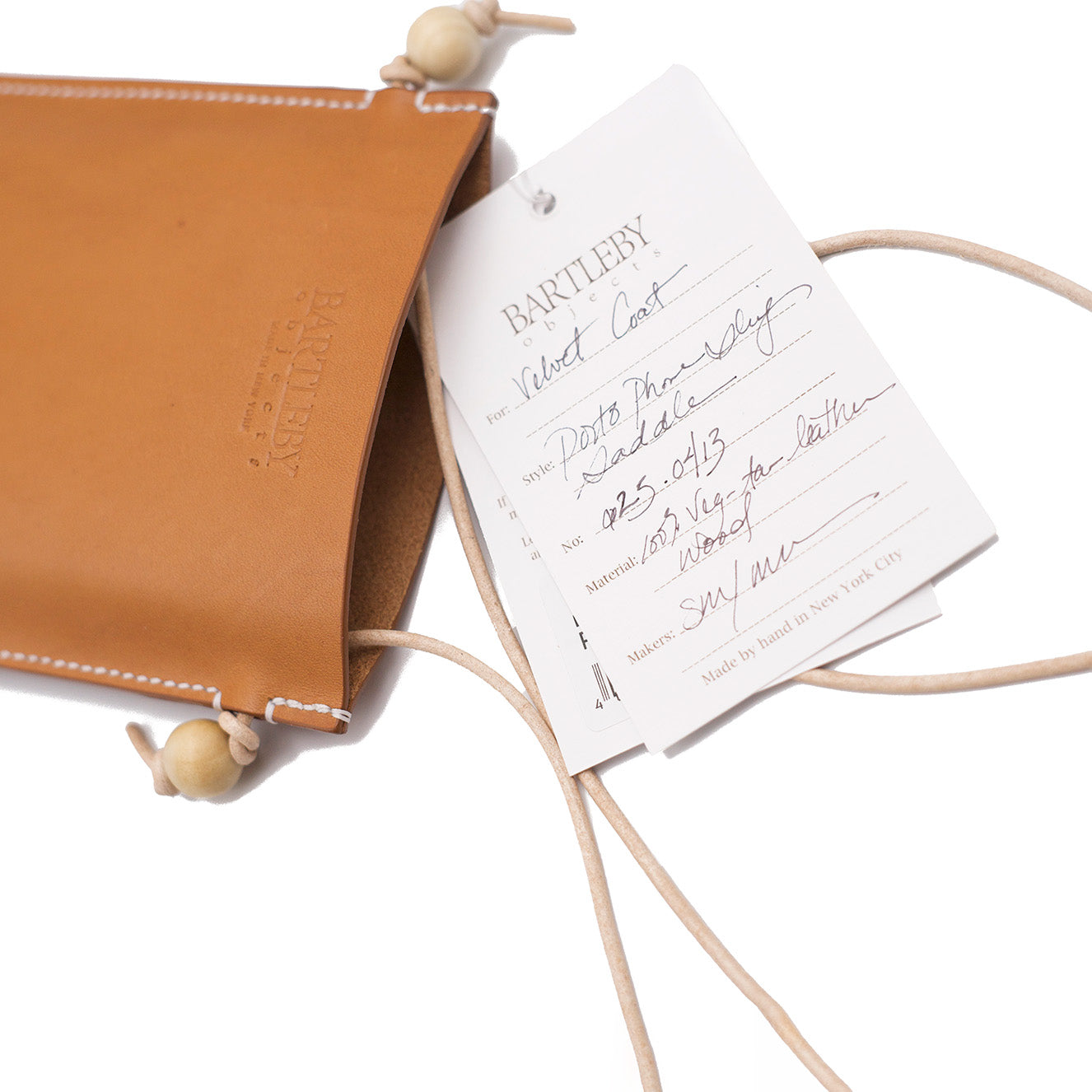 Porto Phone Sling in Saddle
