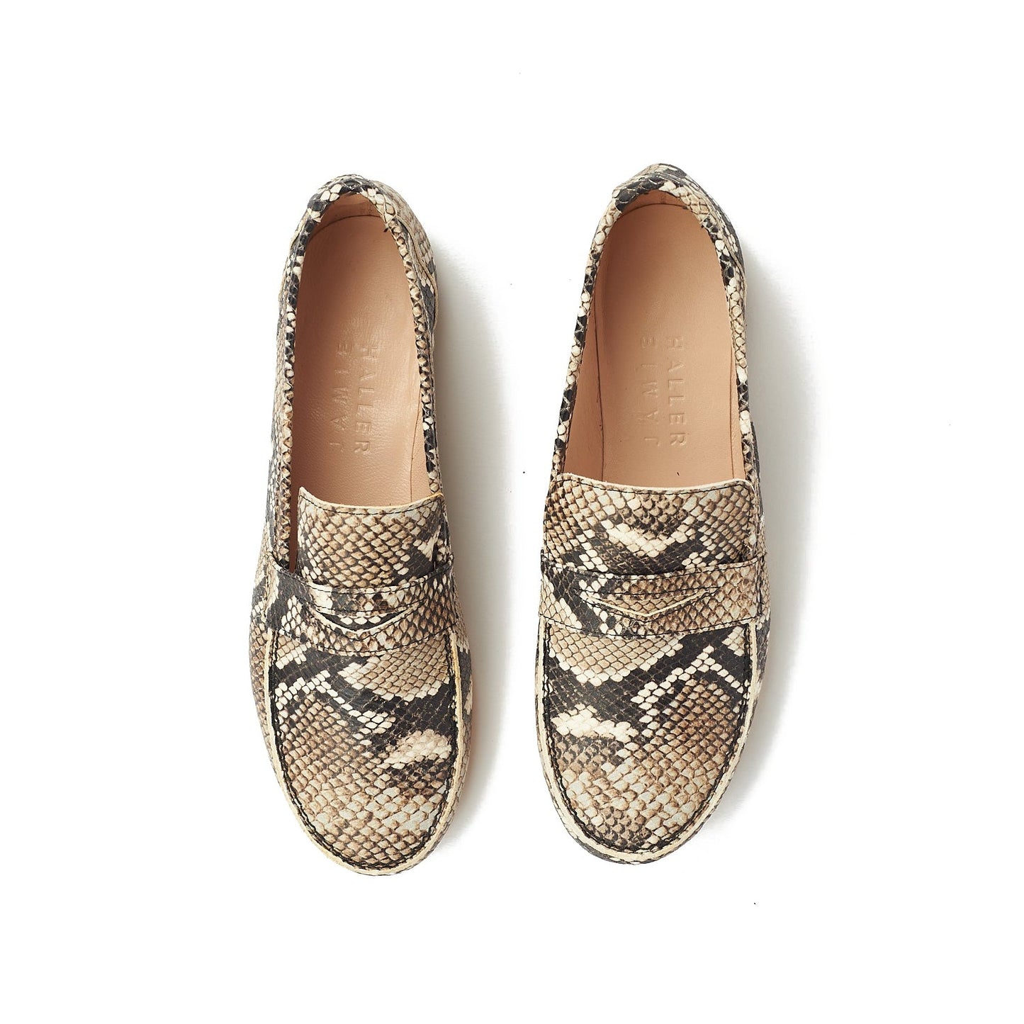 Embossed Penny Loafer in Python