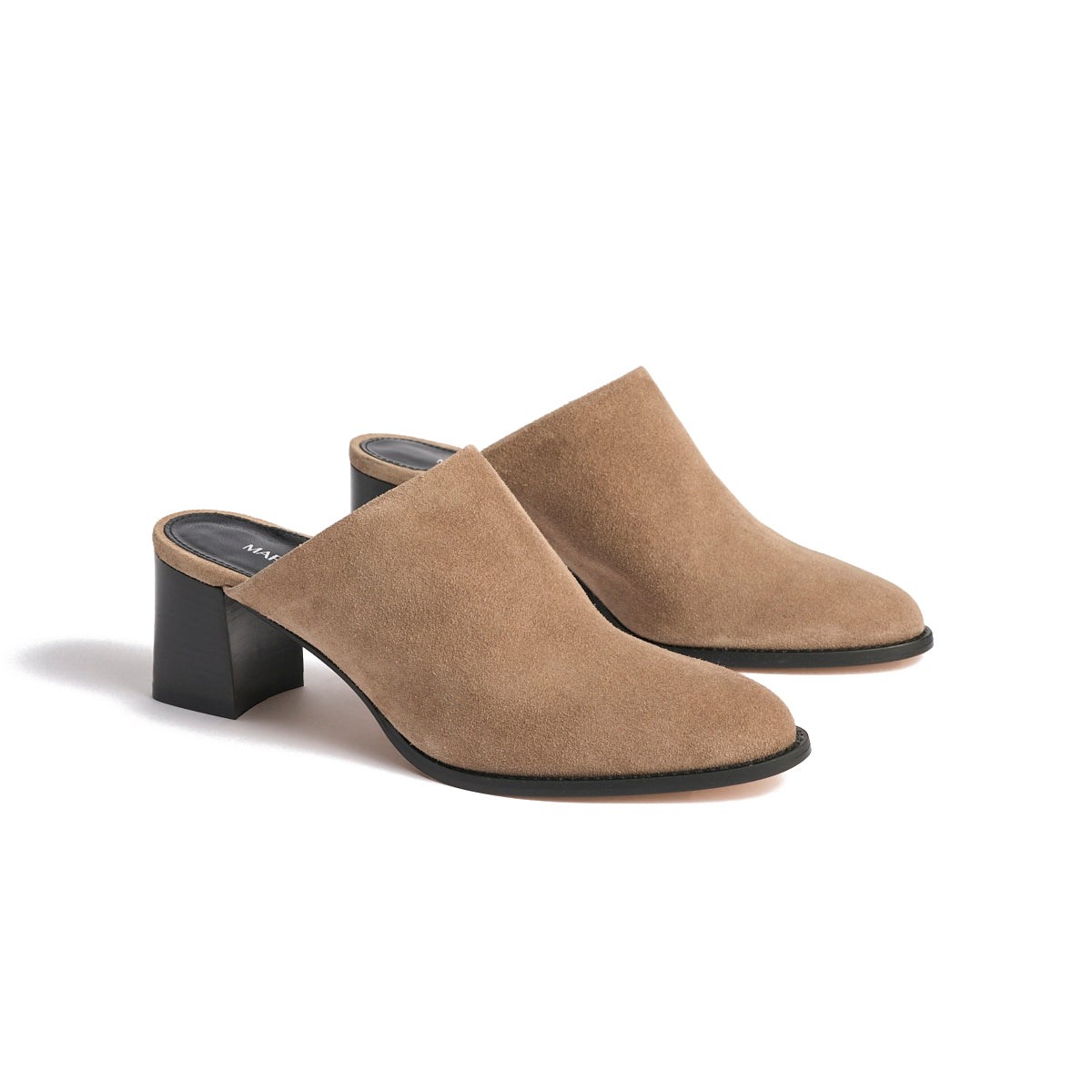 Phoebe 60 Mule in Smoke Suede