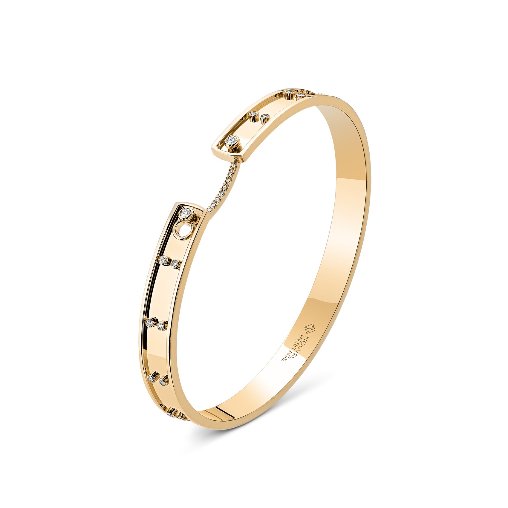 Picnic in Paris Bangle in Yellow Gold