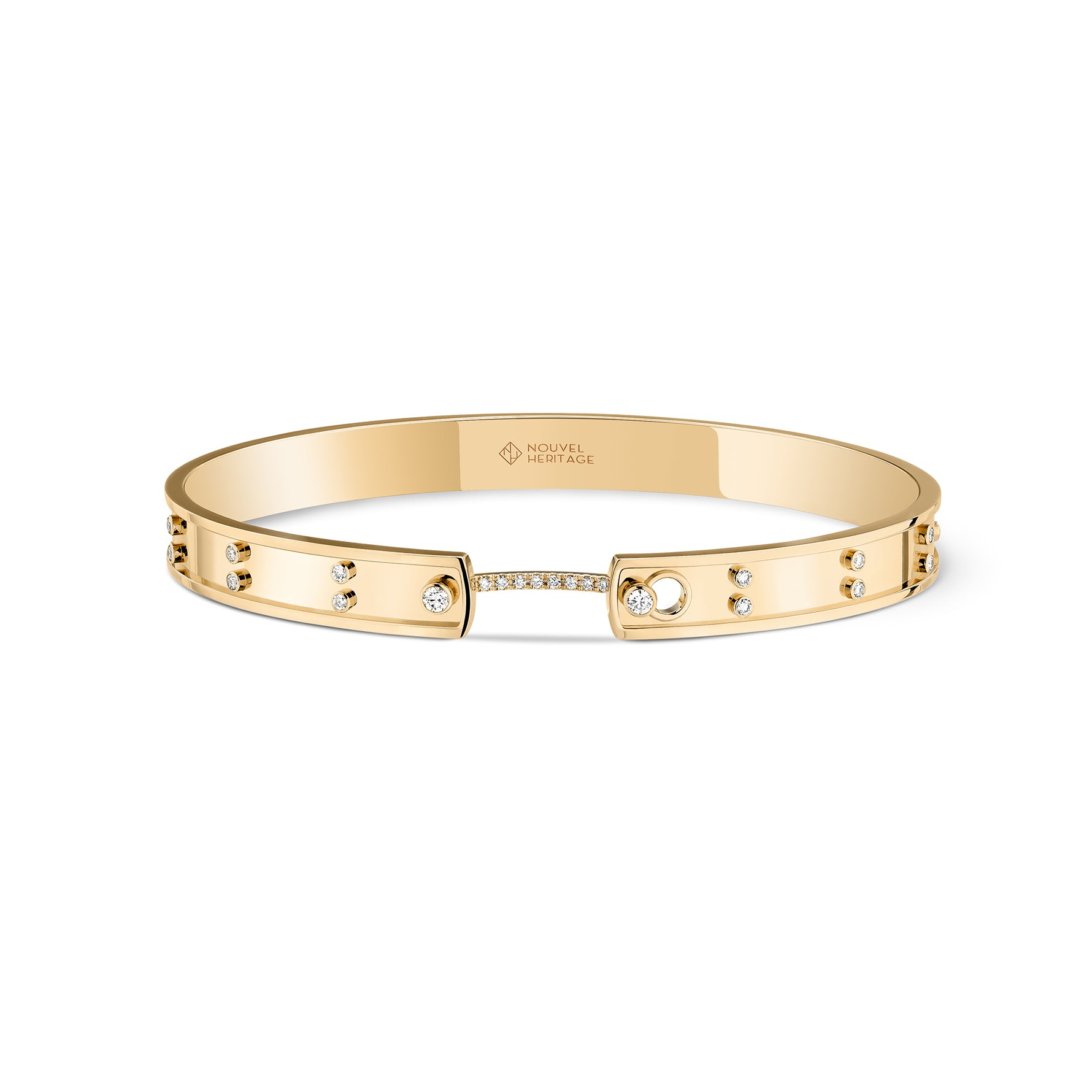 Picnic in Paris Bangle in Yellow Gold
