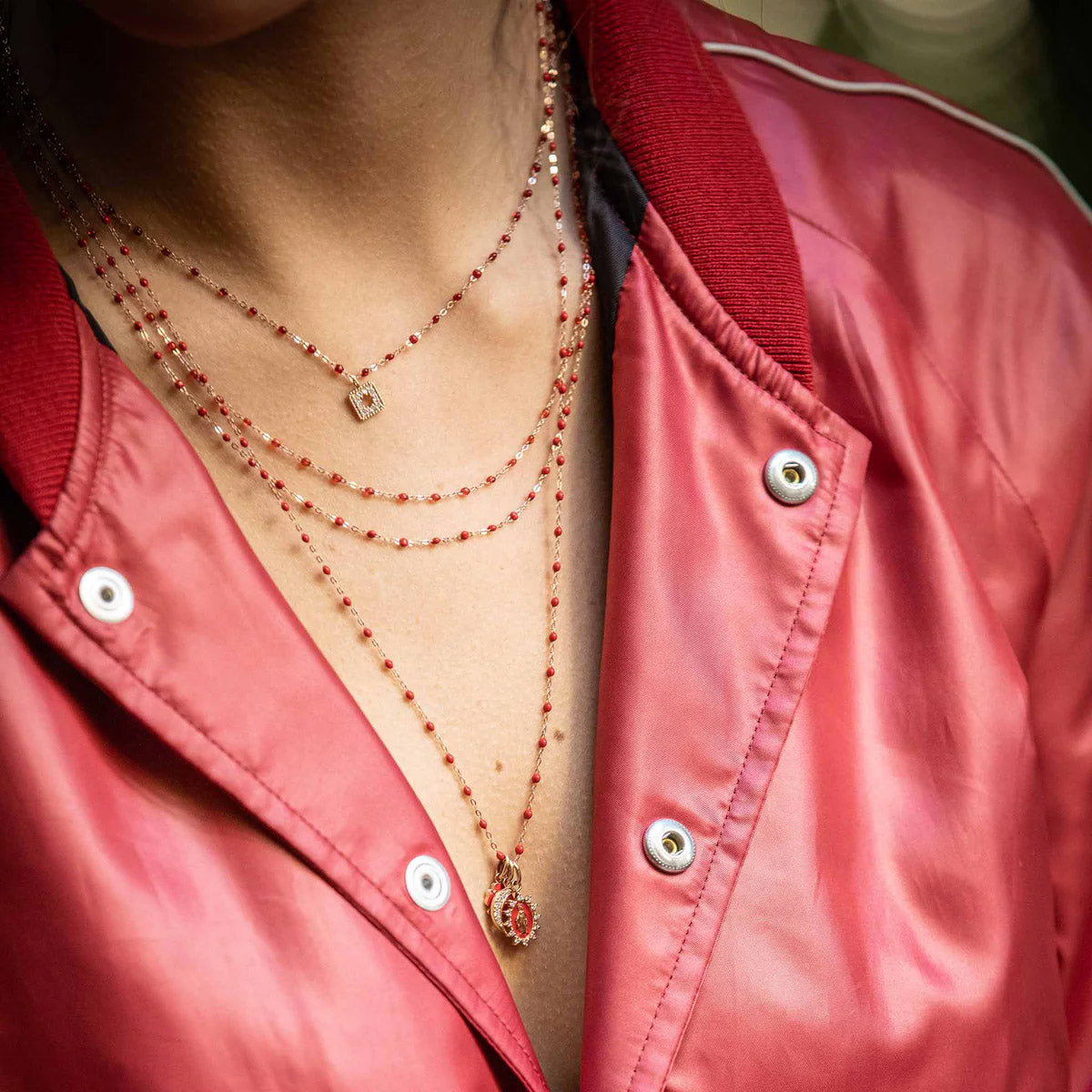 Classic Gigi Necklace in Poppy