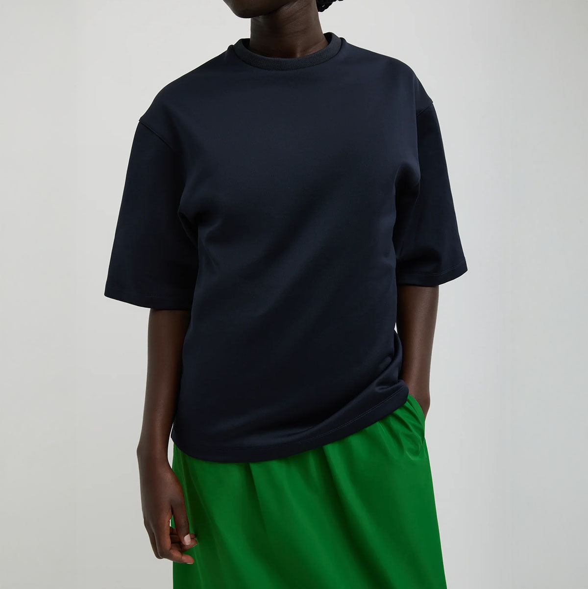 Active Knit Easy T in Navy