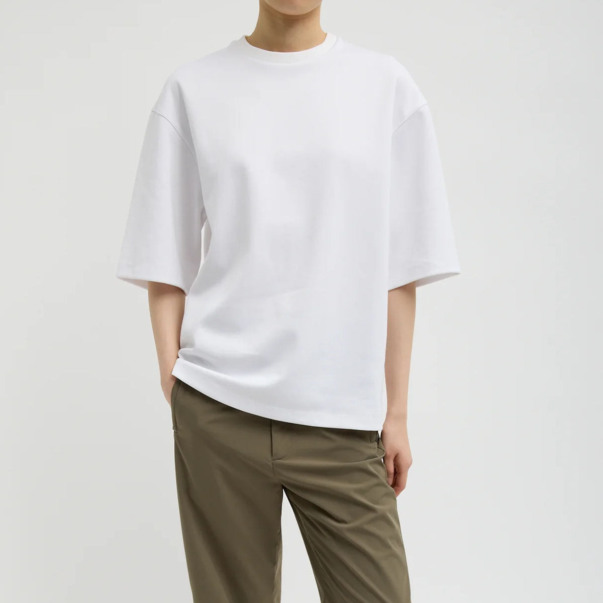 Active Knit Easy T in White