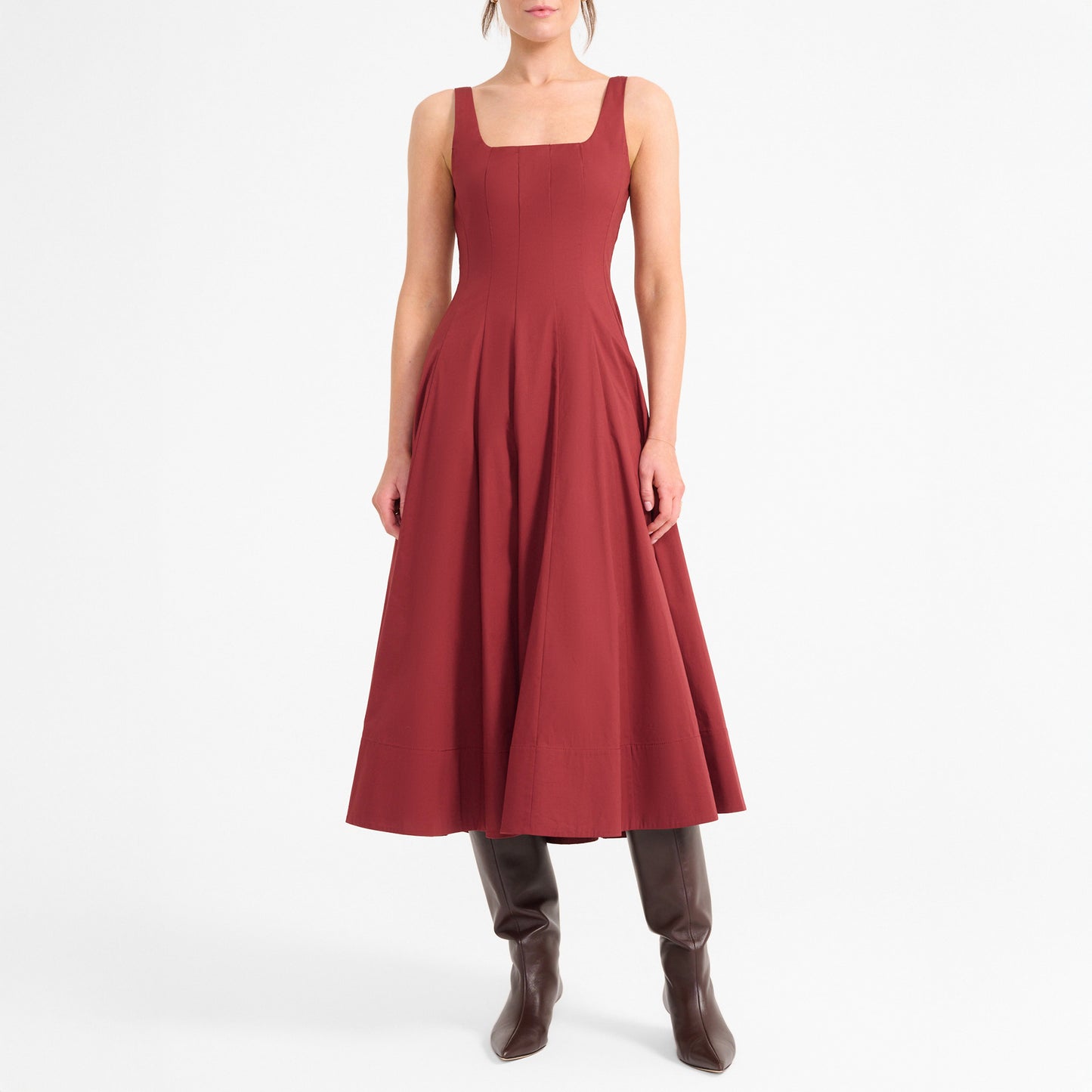Wells Dress in Sangria