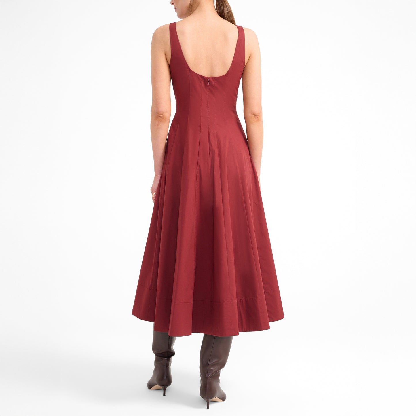 Wells Dress in Sangria