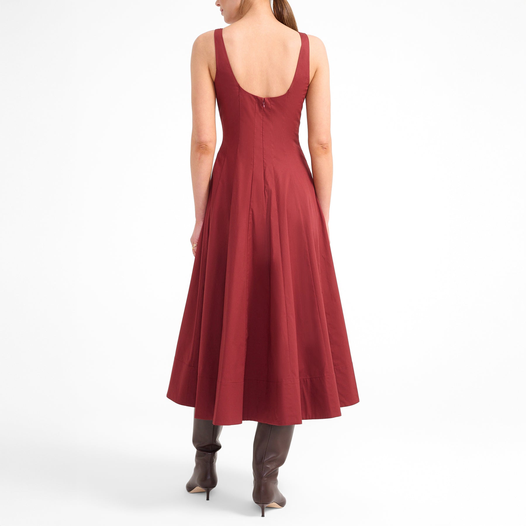 Wells Dress in Sangria