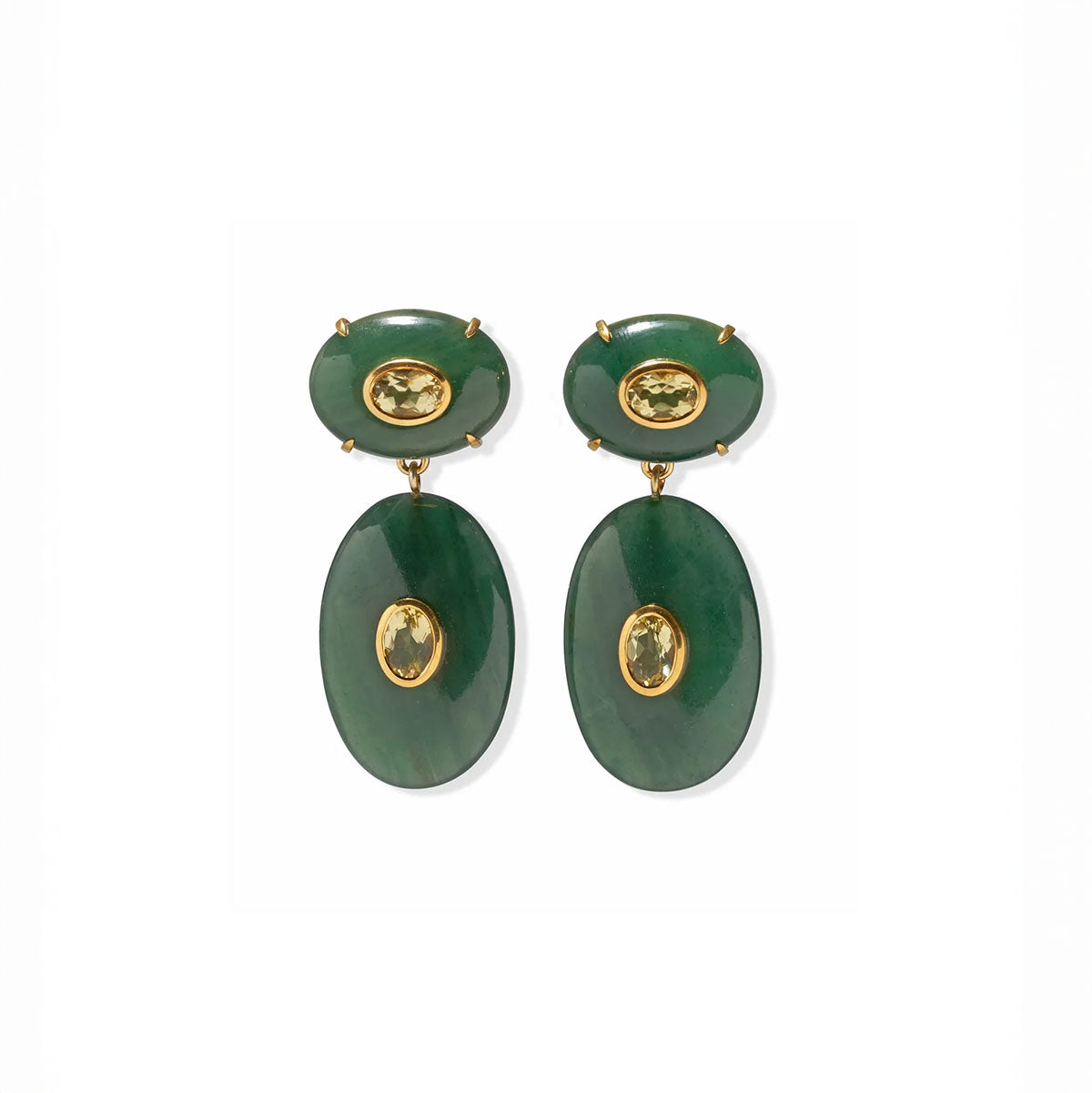 Dorothy Earrings in Green